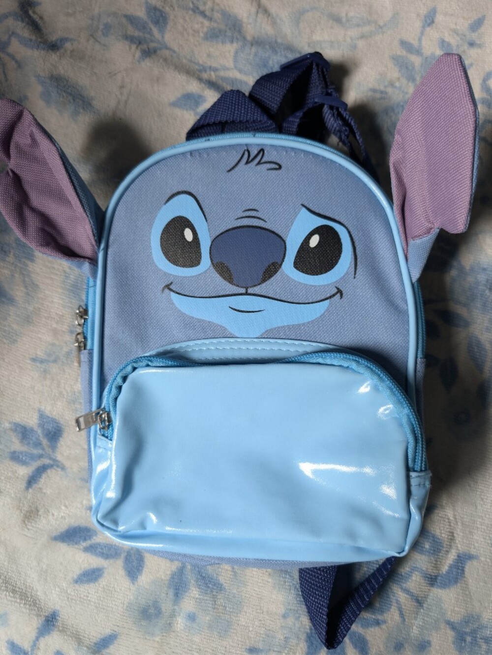 Kids Blue Stitch Character Mini Backpack